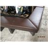 Image 1 : Brown L Shaped Bench Seating + 5ft Bench