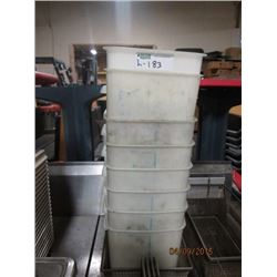 Job Lot of Plastic Measuring Tubs
