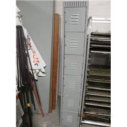Grey 6 Door Lockerette