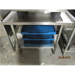 36" X 30" S/S table with shelf kit