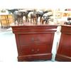 Image 1 : NEW MAHOGANY STYLE DRESSER NITE TABLE - 2 DRAWER