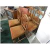 Image 2 : VINTAGE DINING CHAIRS - 4 X BID