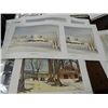 Image 1 : SIGNED OPEN EDITION ART - BY EUGENE PENTZ - 10 PC PER LOT - ~20 1/4" X 16 1/4" - 5 OF EACH 2 PICTURE