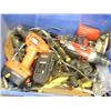 Image 1 : BOX OF TOOLS, DRILLS AND MORE