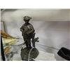 Image 1 : BRONZE CASK FIGURE - SPELTER FIGURE - RETAIL APPROX. $200