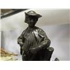 Image 2 : BRONZE CASK FIGURE - SPELTER FIGURE - RETAIL APPROX. $200