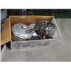 Image 1 : BOX  POTS AND PANS - VINTAGE AND OTHER