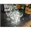 Image 1 : CRYSTAL GLASSWARE - 6 PC TTL