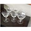 Image 1 : CRYSTAL GLASSWARE - 6 PC TTL