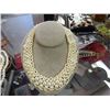 Image 1 : NECKLACE - BEADED - LACE DESIGN and 2 other vintage necklaces = 3 ttl