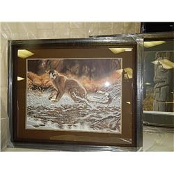 FRAMED  LIMITED EDTION PRINT - KEEPER OF THE CREEK - RANDY FEHR  - GALLERY ESTIMATE - 1025