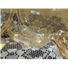 Image 1 : DEPRESSION GLASS - AMBER GLASS - CANDY DISH /FEET