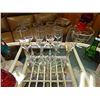 Image 2 : ASSORTED CRYSTAL GLASSES - 3 shelf lots