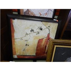 FRAMED PRINT - MODERN ART - RETAIL $245