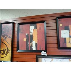 FRAMED PRINT - MODERN ART - RETAIL $249
