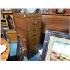 Image 1 : VINTGE WOOD FILE CABINET - 4 DRAWER