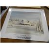 Image 1 : SIGNED OPEN EDITION PRINT - EUGENE PENTZ - (PKG # 4) 1PC TTL - HEATHER LODGE - RETAIL APPROX. $45