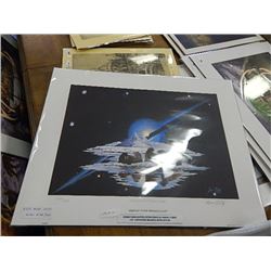 LIMITED EDITION PRINT - EUGENE PENTZ - (PKG # 2) 5PC TTL - COSMIC SERIES - CERTIFICATES INCLUDED - R