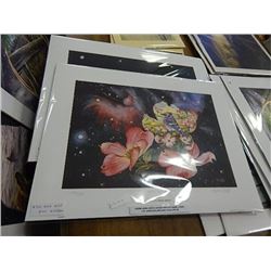 LIMITED EDITION PRINT - EUGENE PENTZ - (PKG # 2) 5PC TTL - COSMIC SERIES - CERTIFICATES INCLUDED - R