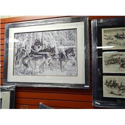 FRAMED PRINT - CRIPTAL FOREST - LARRY FANNING - GALLERY ESTIMATE $625