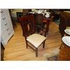 Image 2 : NEW MAHOGANY DINING CHAIRS - 6 X BID