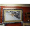 Image 1 : FRAMED LIMITED EDTION PRINT - MOMENTUM - SIBERIAN TIGER - ROBERT BATEMAN - GALLERY ESTIMATE $1625