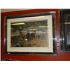 Image 1 : FRAMED LIMITED EDTION PRINT - IN THE FIELD MARE AND FOAL - ROBERT BATEMAN - GALLERY ESTIMATE $1500