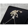 Image 3 : NECKLACE - STERLING SILVER FROG NECKLACE