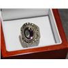 Image 1 : RING - 2+ CARAT MYSTIC TOPAZ - SET IN STERLING SILVER SETTING - WITH INTRICATE DETAIL