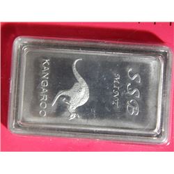 INVESTOR BARS - ZINC BULLION - EACH 1 TROY OUNCE & MINT SEALED - KANGAROO