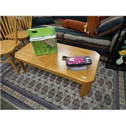 3 PC OAK COFFEE TABLE SET