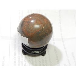 SMOOTH AGATE STONE ORB - 2 ½   DIAMETER - STAND NOT INCLUDED