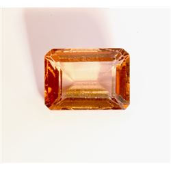 4 ct & up Peach Tourmaline Rectangular (4.66)