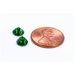 2.53 ct Tsavorite Round 2Pcs
