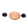 7 ct & up Blue Sapphire Round Shaped ctw 7.80 2Pcs