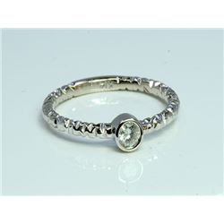 Diamond 0.16 ct Ring 14Kt White Gold 1.87 gr