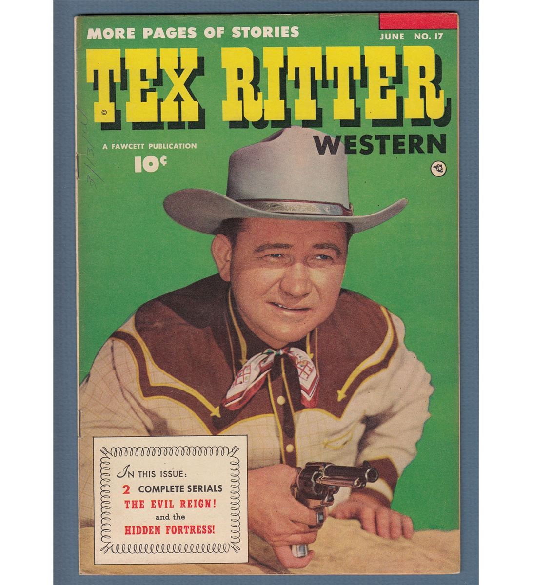 Tex Ritter #17(1953) Photo comic cover