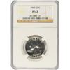 Image 1 : 1963 WASHINGTON QUARTER, NGC PROOF-67