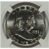 Image 2 : 1959-D FRANKLIN HALF DOLLAR, NGC  MS-65