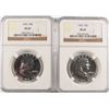 Image 1 : 1962 AND 1963 FRANKLIN HALF DOLLARS, NGC PROOF-67