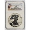 Image 1 : 2012-S AMERICAN SILVER EAGLE REVERSE PROOF, NGC  PROOF-69 TROLLEY LABEL