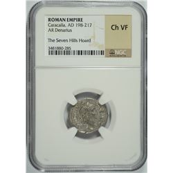 (AD 198-217) ROMAN EMPIRE (CARACALLA) NGC CH VF