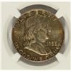 Image 2 : 1958 D FRANKLIN HALF DOLLAR NGC MS65 NICE ORIGINAL TONING