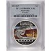 Image 1 : 2012-P AUSTRALIA  GOANNA 1 OZ .999 SILVER PCGS PR69 DCAM