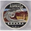 Image 2 : 2012-P AUSTRALIA  GOANNA 1 OZ .999 SILVER PCGS PR69 DCAM