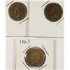 Image 1 : 3 - INDIAN HEAD CENTS 1860 - 1863 - 1864