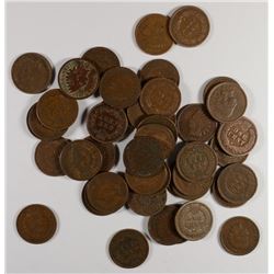 45 - INDIAN HEAD CENTS AVG CIRC
