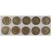 Image 1 : (10) 1938-D BUFFALO NICKELS