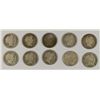 Image 1 : (10) 1913 BARBER DIMES