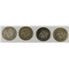 Image 2 : (4) SEATED QUARTERS (53, 54, 56, 60-O)